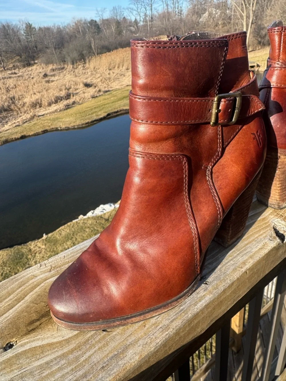Frye Patty Riding Bootie - Picture 7 of 12